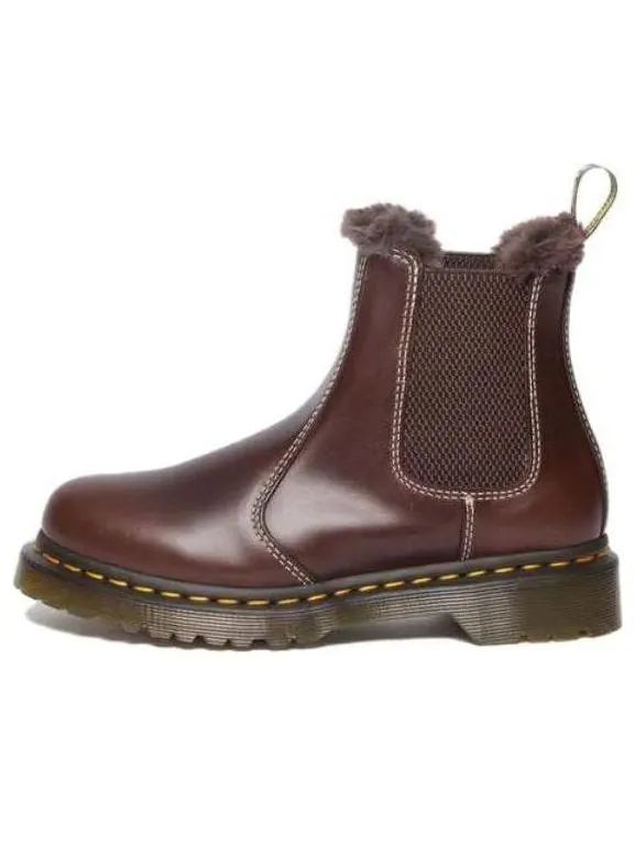Ботинки Dr. Martens 2976 Leonore с мехом — изображение 1 из 4, коричневый