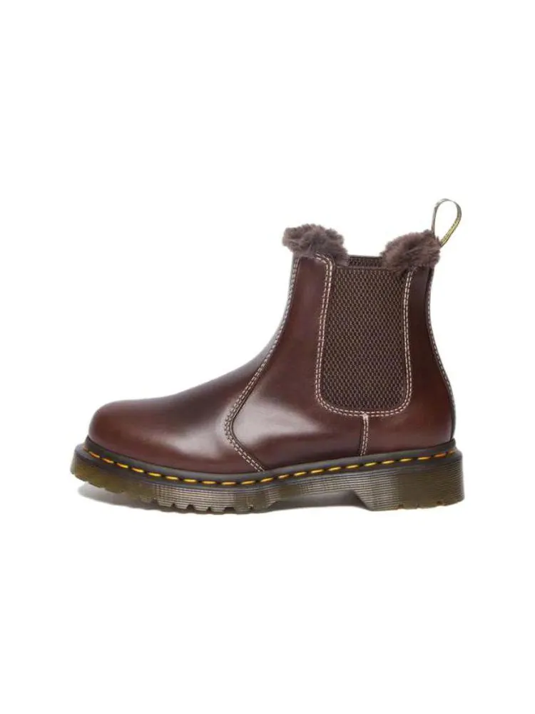 Ботинки Dr. Martens 2976 Leonore с мехом — изображение 2 из 4, коричневый