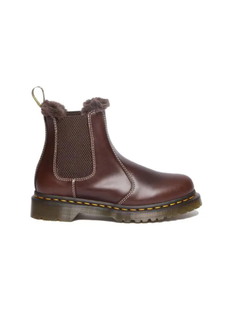 Ботинки Dr. Martens 2976 Leonore с мехом — изображение 3 из 4, коричневый