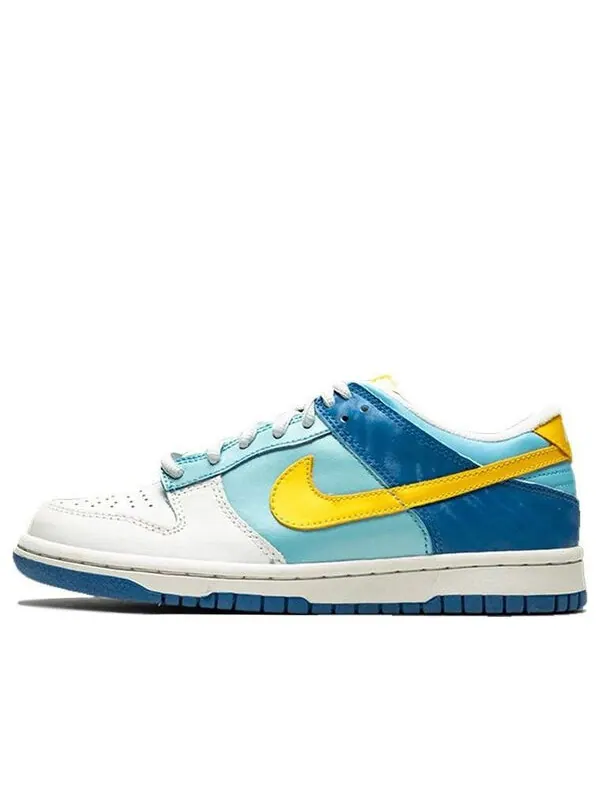 Кроссовки Air Dunk Low Nike — изображение 1 из 4, синий/желтый