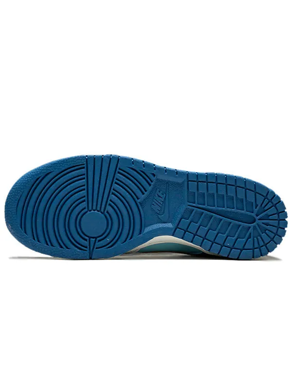 Кроссовки Air Dunk Low Nike — изображение 4 из 4, синий/желтый
