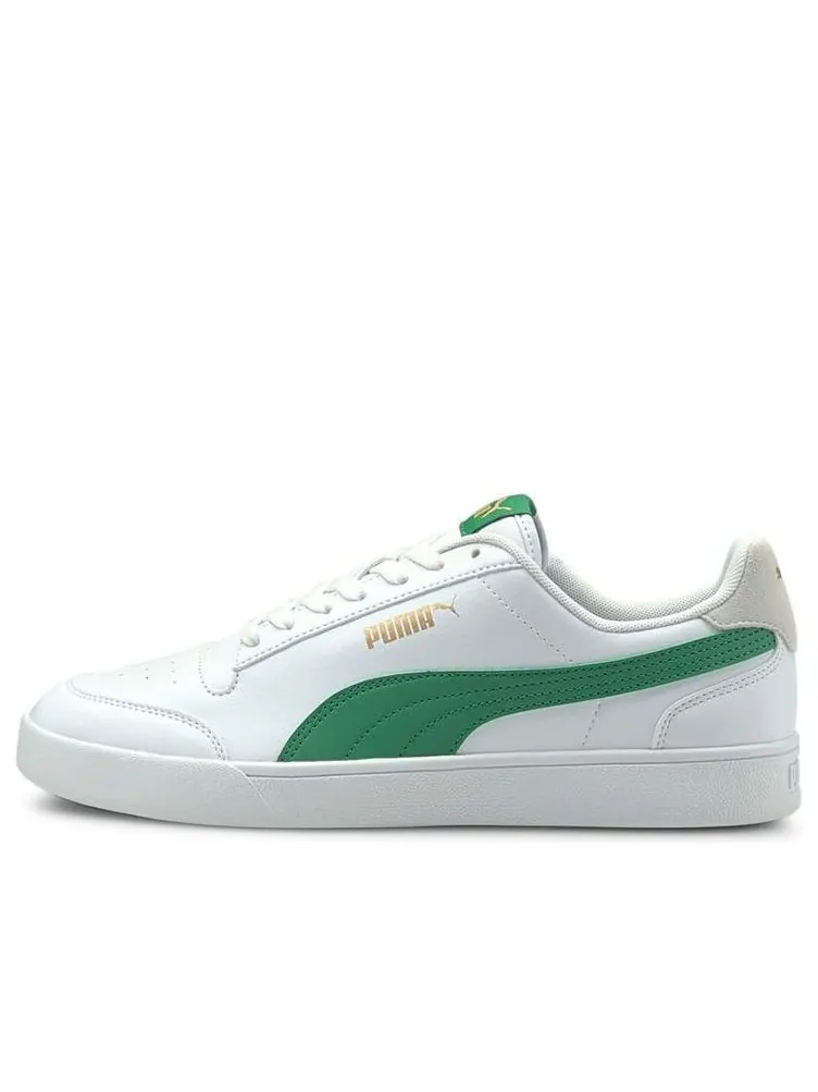 Кеды PUMA Unisex Shuffle Sneakers White/Green — изображение 1 из 5, зеленый