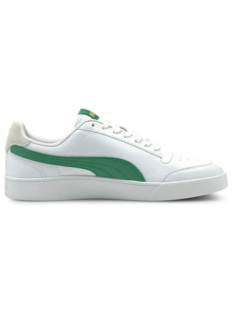 Кеды PUMA Unisex Shuffle Sneakers White/Green — изображение 2 из 5, зеленый