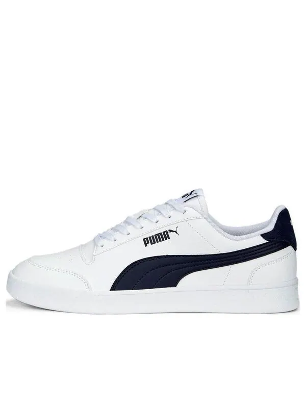 Кроссовки shuffle 'white navy' Puma — изображение 1 из 4, белый/темно-синий
