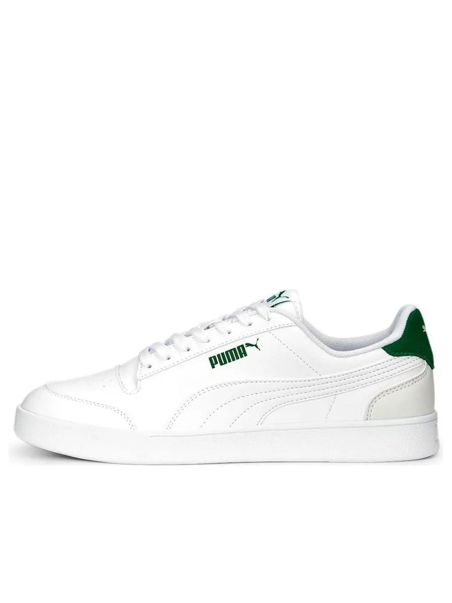 Кроссовки PUMA Shuffle Trainers 'White Green' — изображение 1 из 6, белый