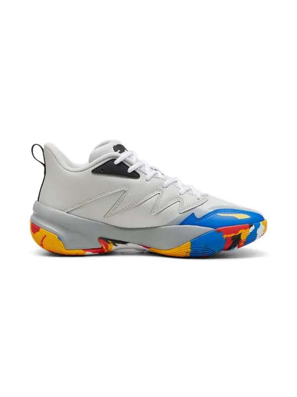Кроссовки genetics 'glacial grey multi-color' Puma — изображение 2 из 4, серый/серый