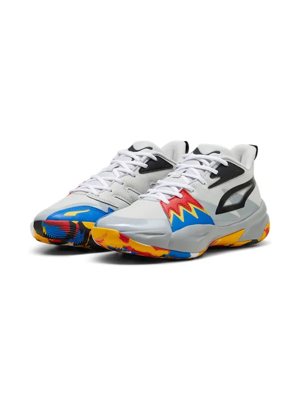 Кроссовки genetics 'glacial grey multi-color' Puma — изображение 3 из 4, серый/серый