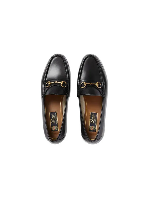 Кроссовки 1953 horsebit loafer 'black leather' Gucci — изображение 4 из 4, черный