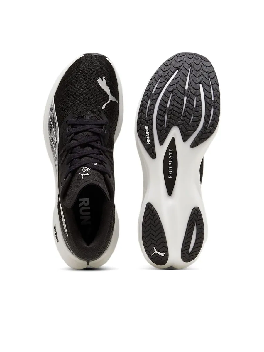 Кроссовки PUMA Deviate Nitro 3 'Black White' — изображение 4 из 6, черный