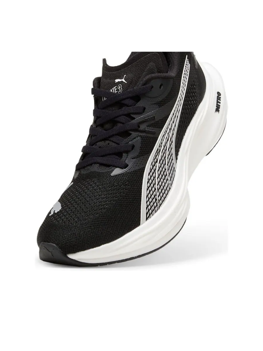 Кроссовки PUMA Deviate Nitro 3 'Black White' — изображение 5 из 6, черный
