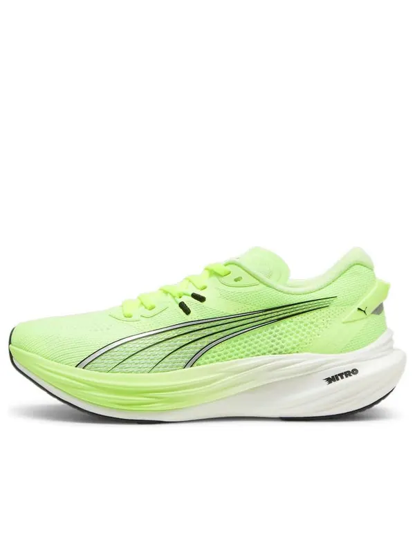 Кроссовки deviate nitro 3 'fizzy apple silver' Puma — изображение 1 из 4, серебристый