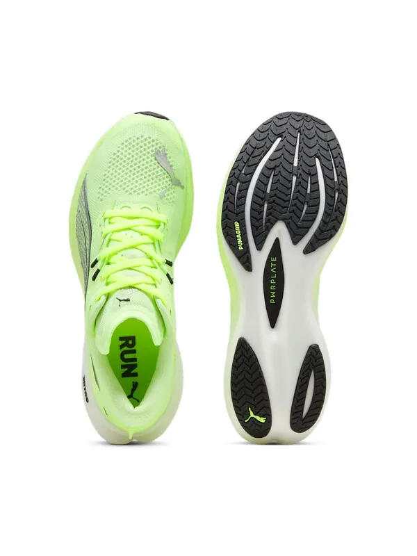 Кроссовки deviate nitro 3 'fizzy apple silver' Puma — изображение 4 из 4, серебристый