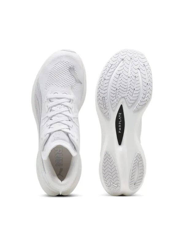 Кроссовки deviate nitro 3 'white feather grey' Puma — изображение 4 из 4, белый/серый/серебристый