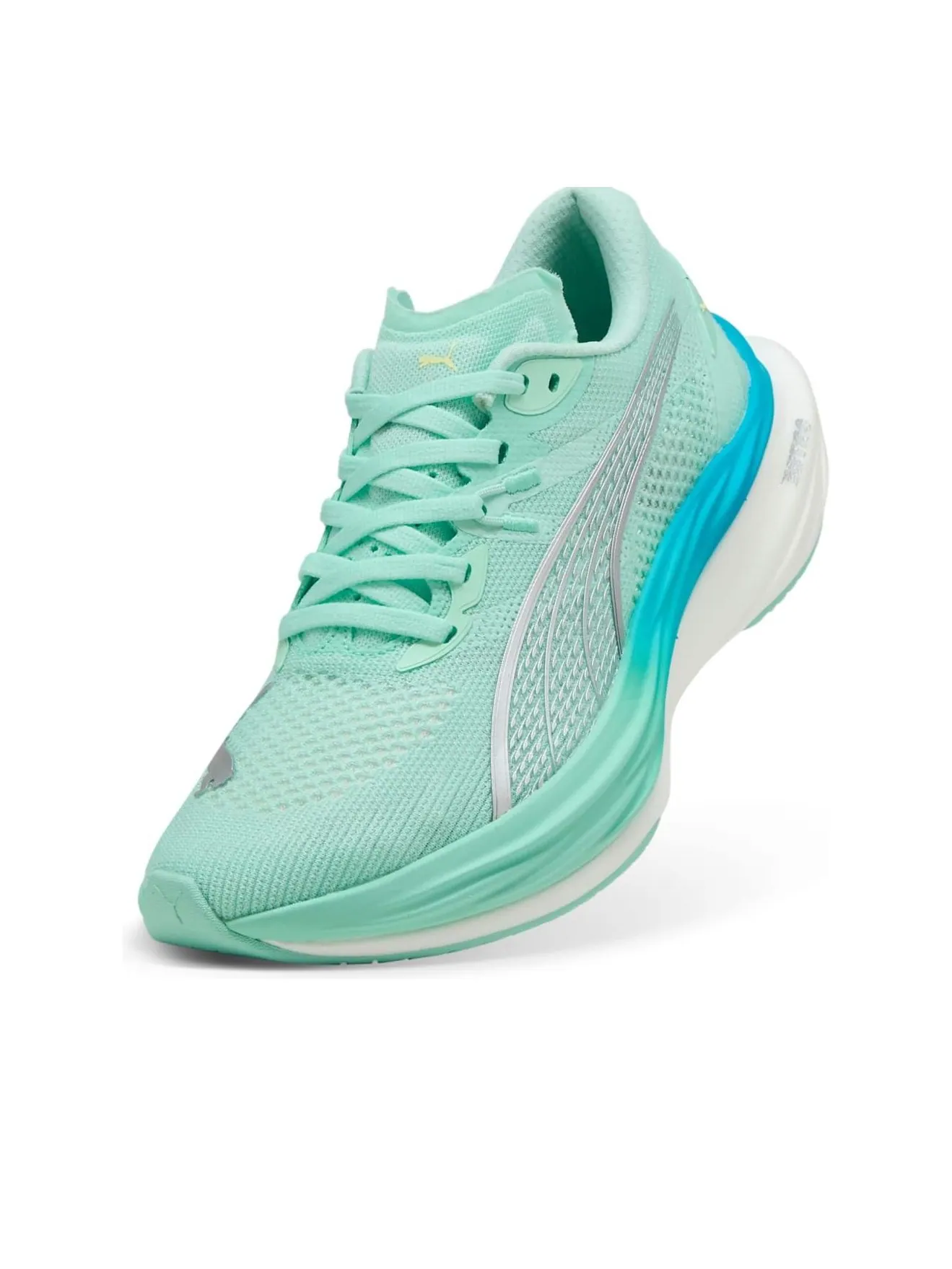 Кроссовки (WMNS) PUMA Deviate Nitro 3 'Mint Melt Speed Blue' — изображение 3 из 6, бирюзовый