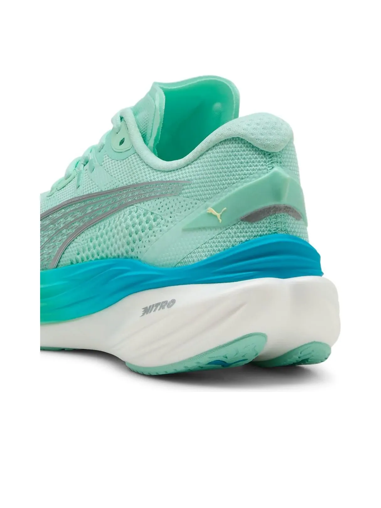 Кроссовки (WMNS) PUMA Deviate Nitro 3 'Mint Melt Speed Blue' — изображение 4 из 6, бирюзовый