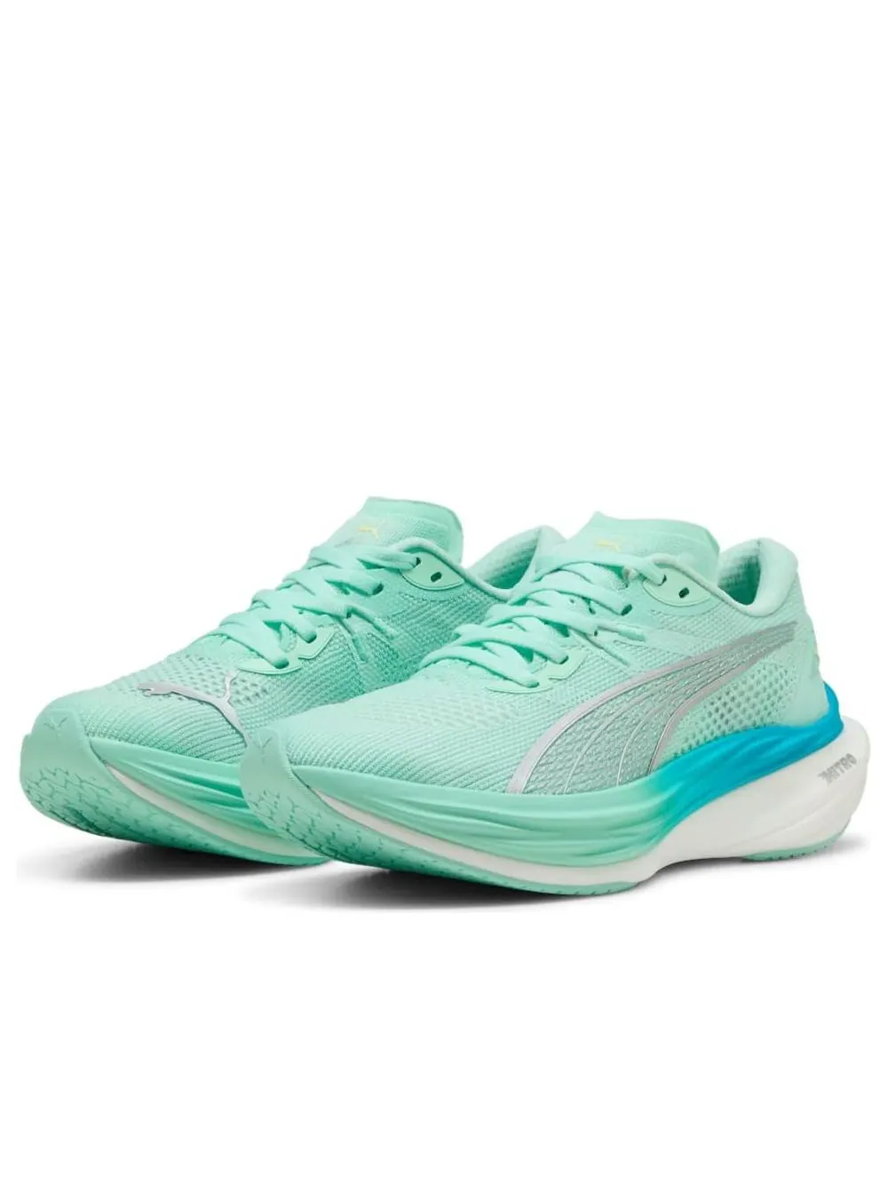 Кроссовки (WMNS) PUMA Deviate Nitro 3 'Mint Melt Speed Blue' — изображение 6 из 6, бирюзовый