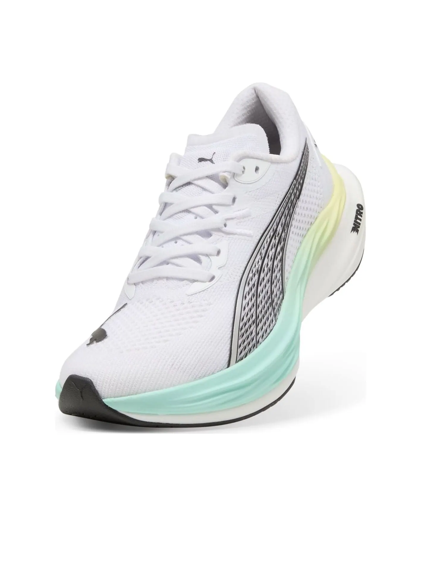Кроссовки (WMNS) PUMA Deviate Nitro 3 'White Mint Blue' — изображение 3 из 6, белый