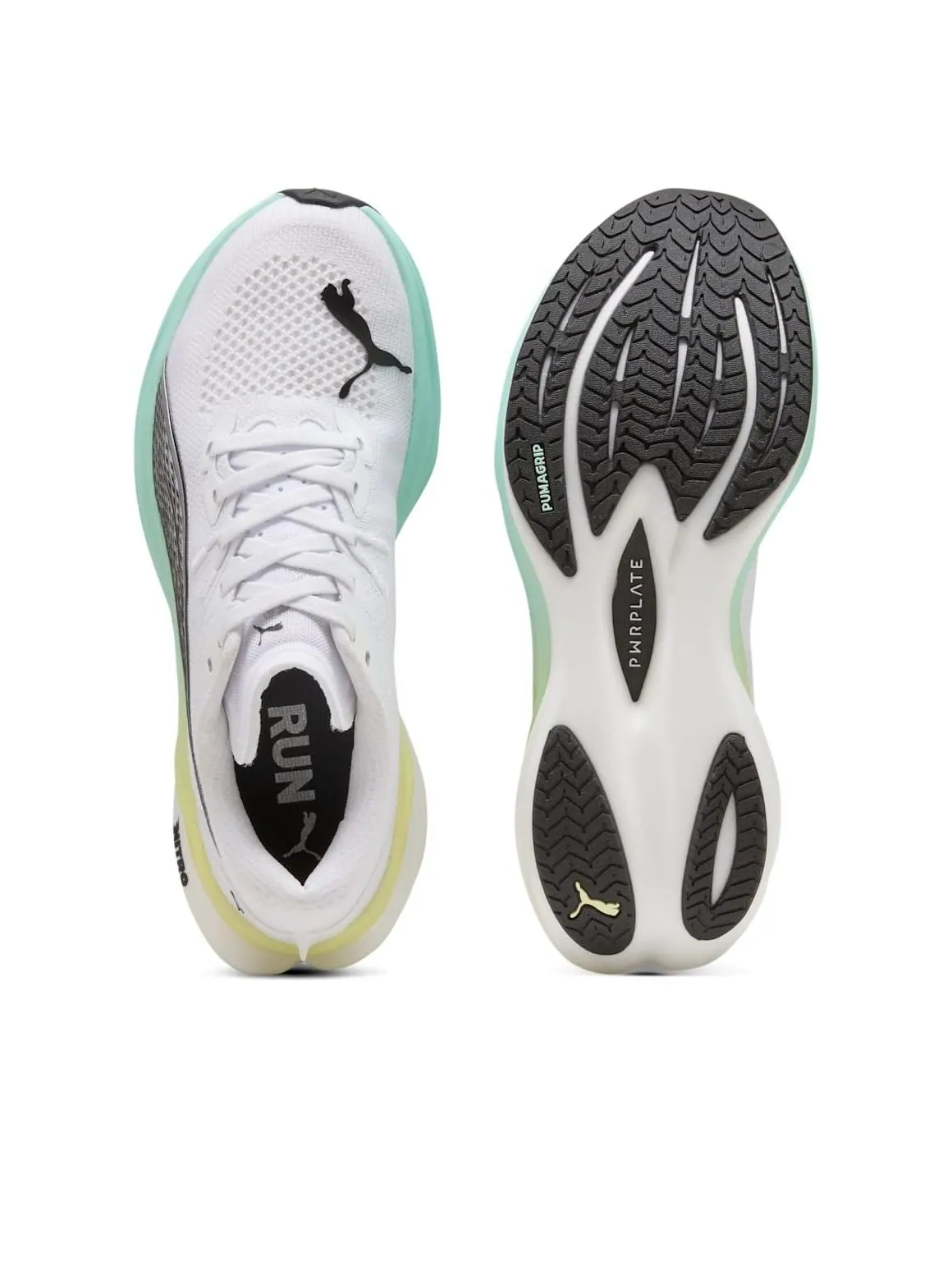 Кроссовки (WMNS) PUMA Deviate Nitro 3 'White Mint Blue' — изображение 5 из 6, белый