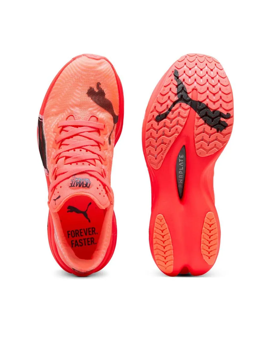 Кроссовки (WMNS) PUMA Deviate Nitro Elite 3 'Glowing Red Black' — изображение 4 из 6, красный