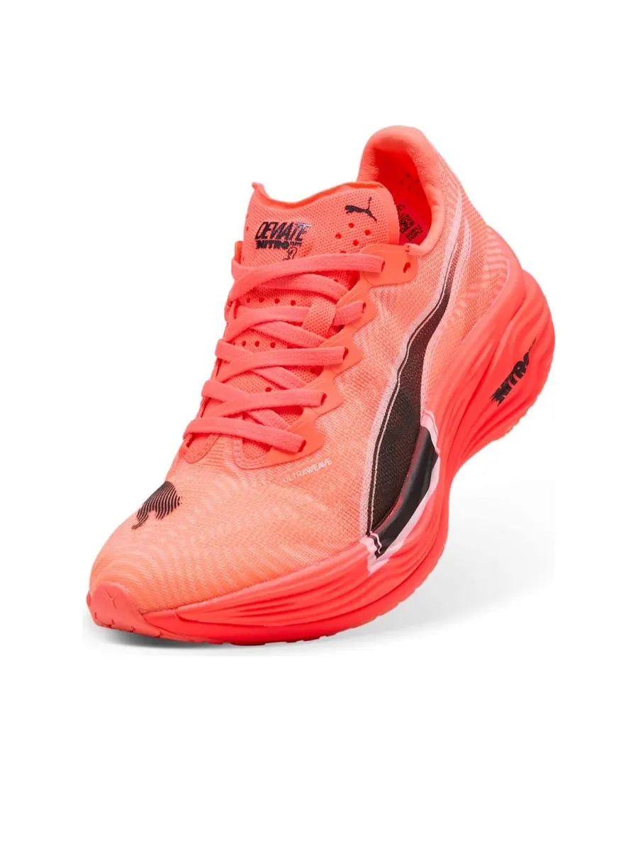 Кроссовки (WMNS) PUMA Deviate Nitro Elite 3 'Glowing Red Black' — изображение 5 из 6, красный