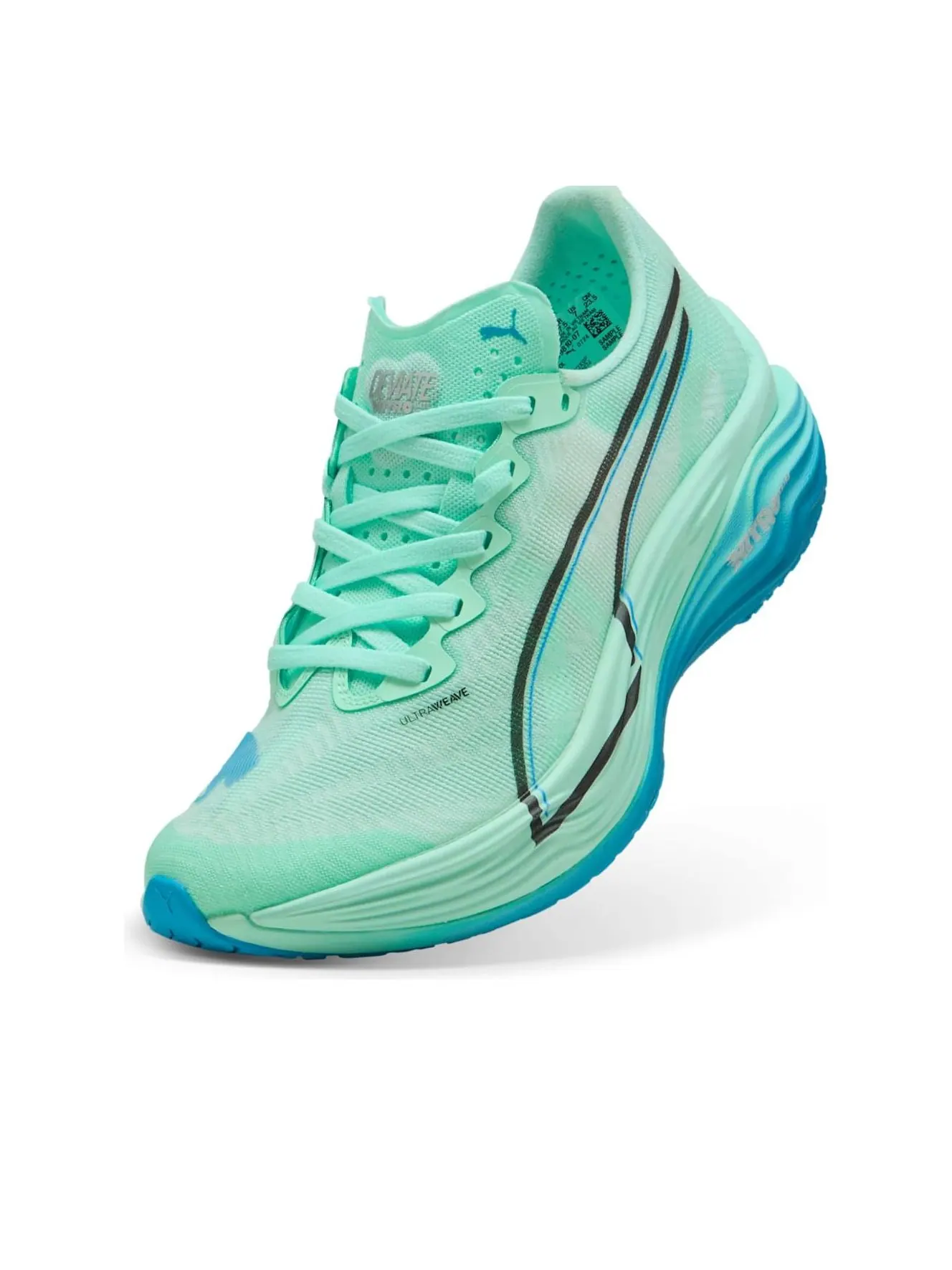 Кроссовки (WMNS) PUMA Deviate Nitro Elite 3 'Mint Melt Speed Blue' — изображение 3 из 6, бирюзовый