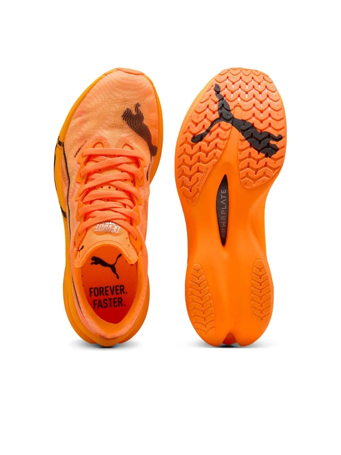 Кроссовки (WMNS) PUMA Deviate NITRO Elite 3 'Heat Fire PUMA Black' — изображение 3 из 6, оранжевый