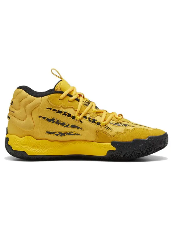 Кроссовки x lamelo ball mb.03 porsche sneakers 'yellow black' Puma — изображение 2 из 3, желтый/черный