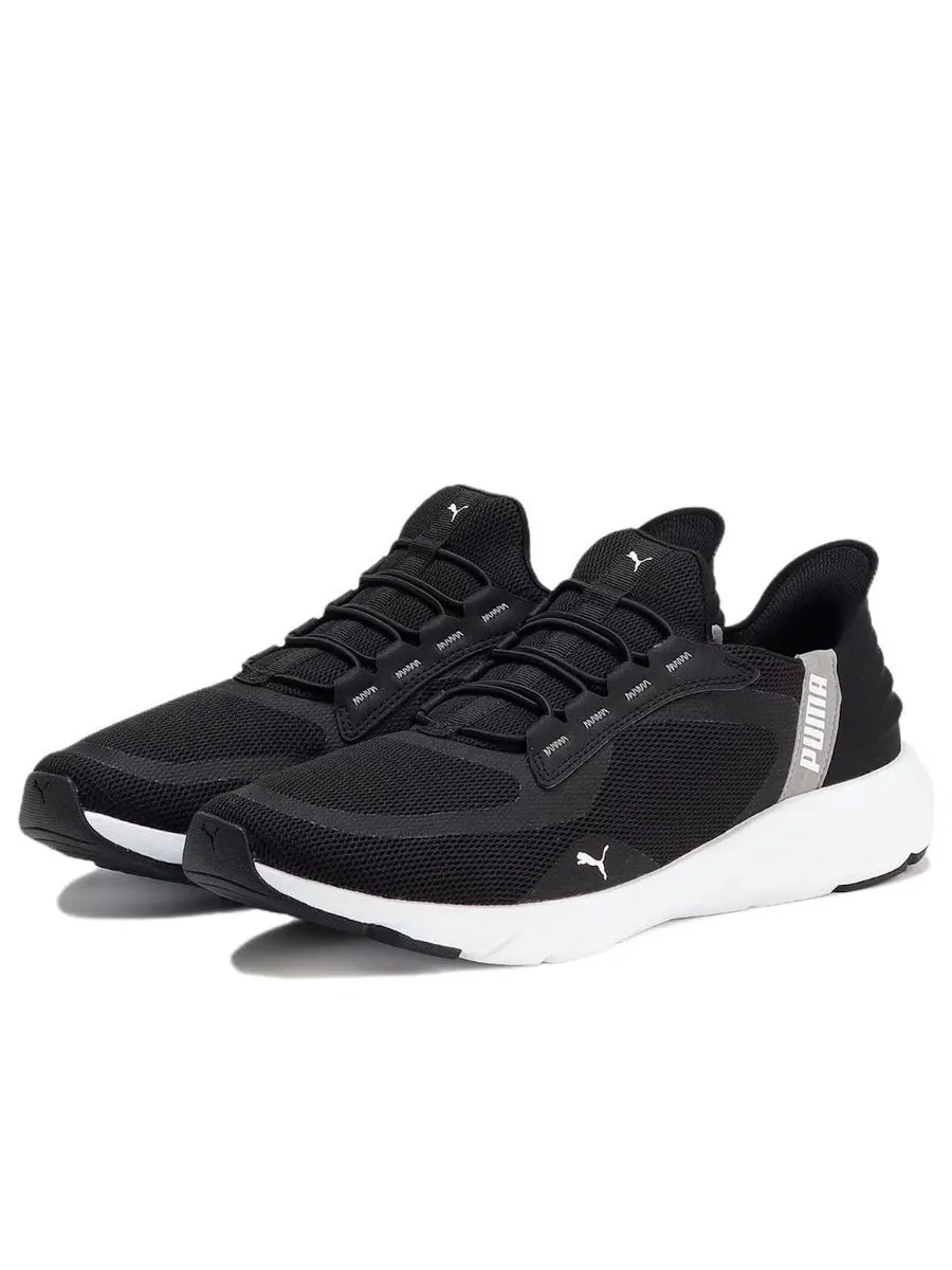 Кроссовки PUMA Softride Flex Ease Wide 'Black White' — изображение 3 из 5, черный