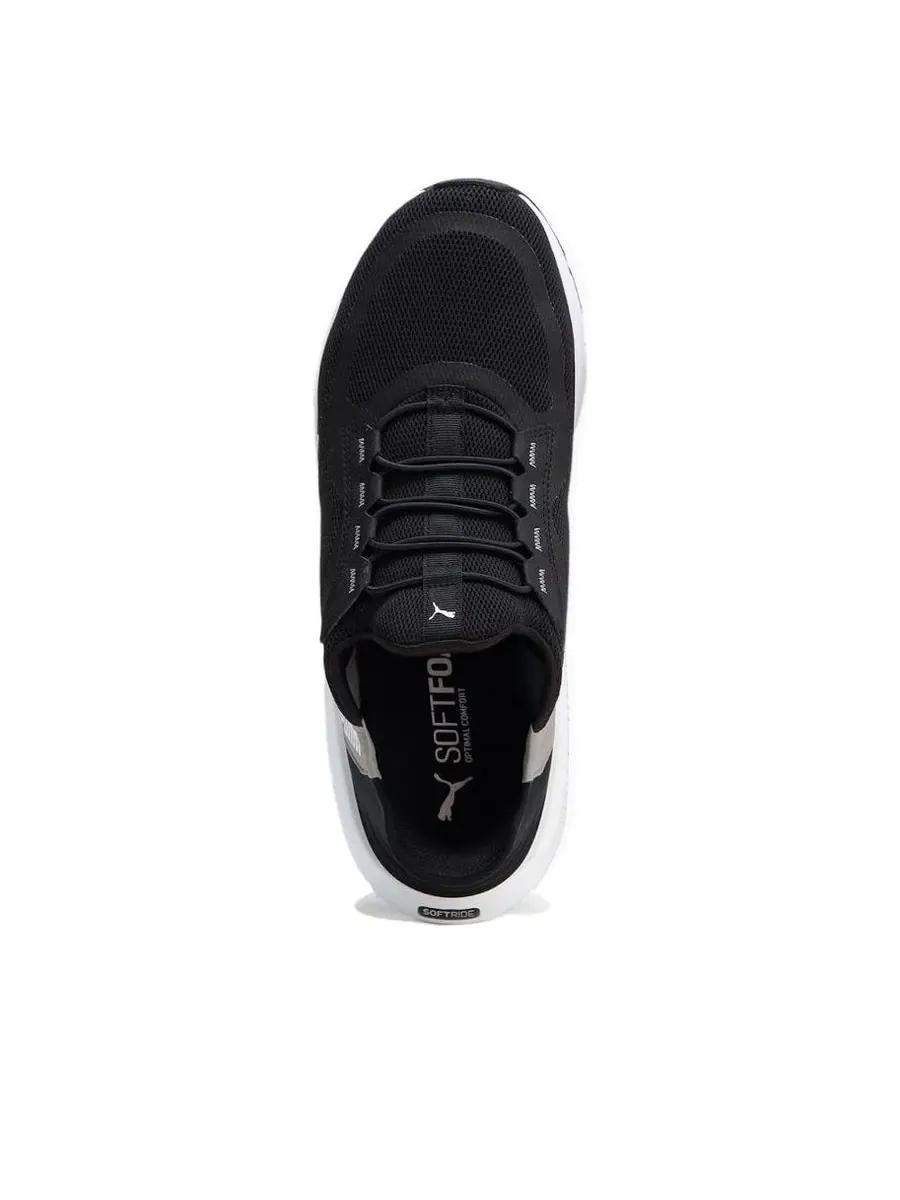Кроссовки PUMA Softride Flex Ease Wide 'Black White' — изображение 4 из 5, черный