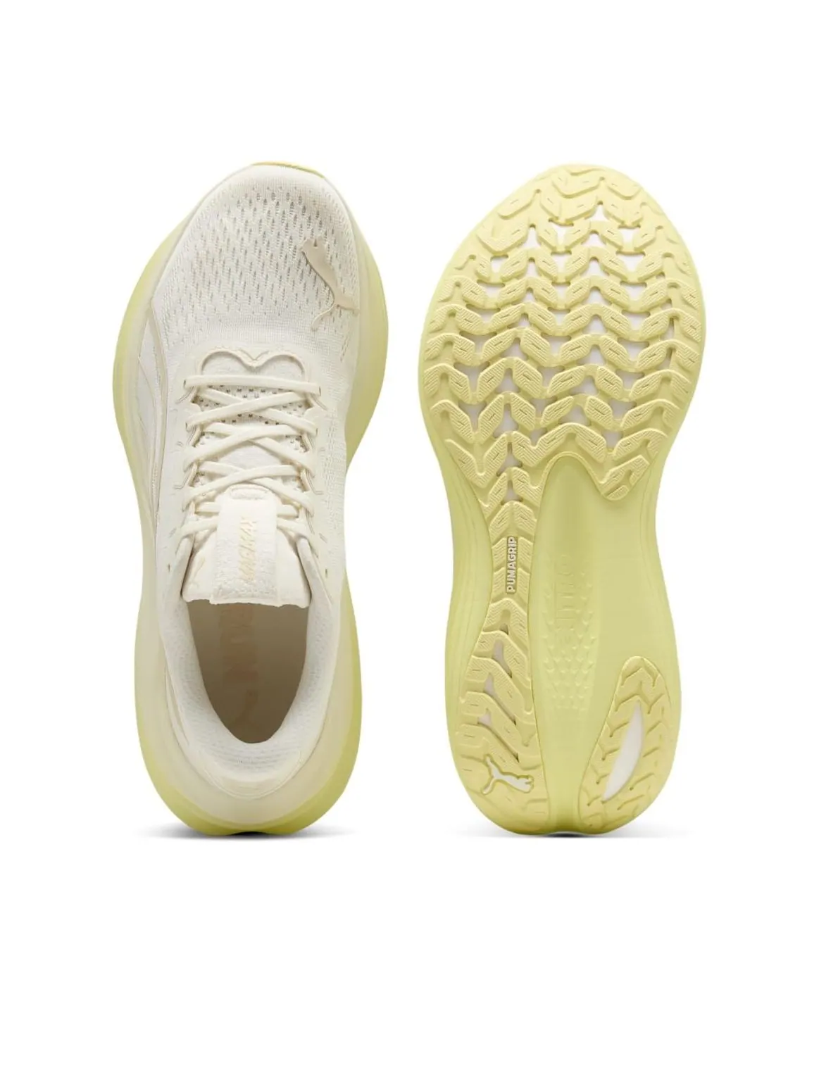 Кроссовки PUMA MagMax Nitro 'Warm White Gold Moon' — изображение 5 из 6, белый