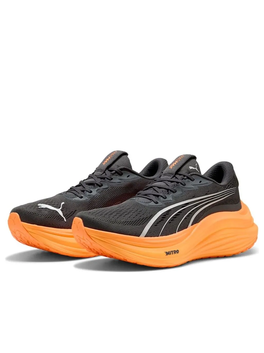 Кроссовки PUMA MagMax Nitro 'Dusky Gray Heat Fire' — изображение 5 из 6, серый