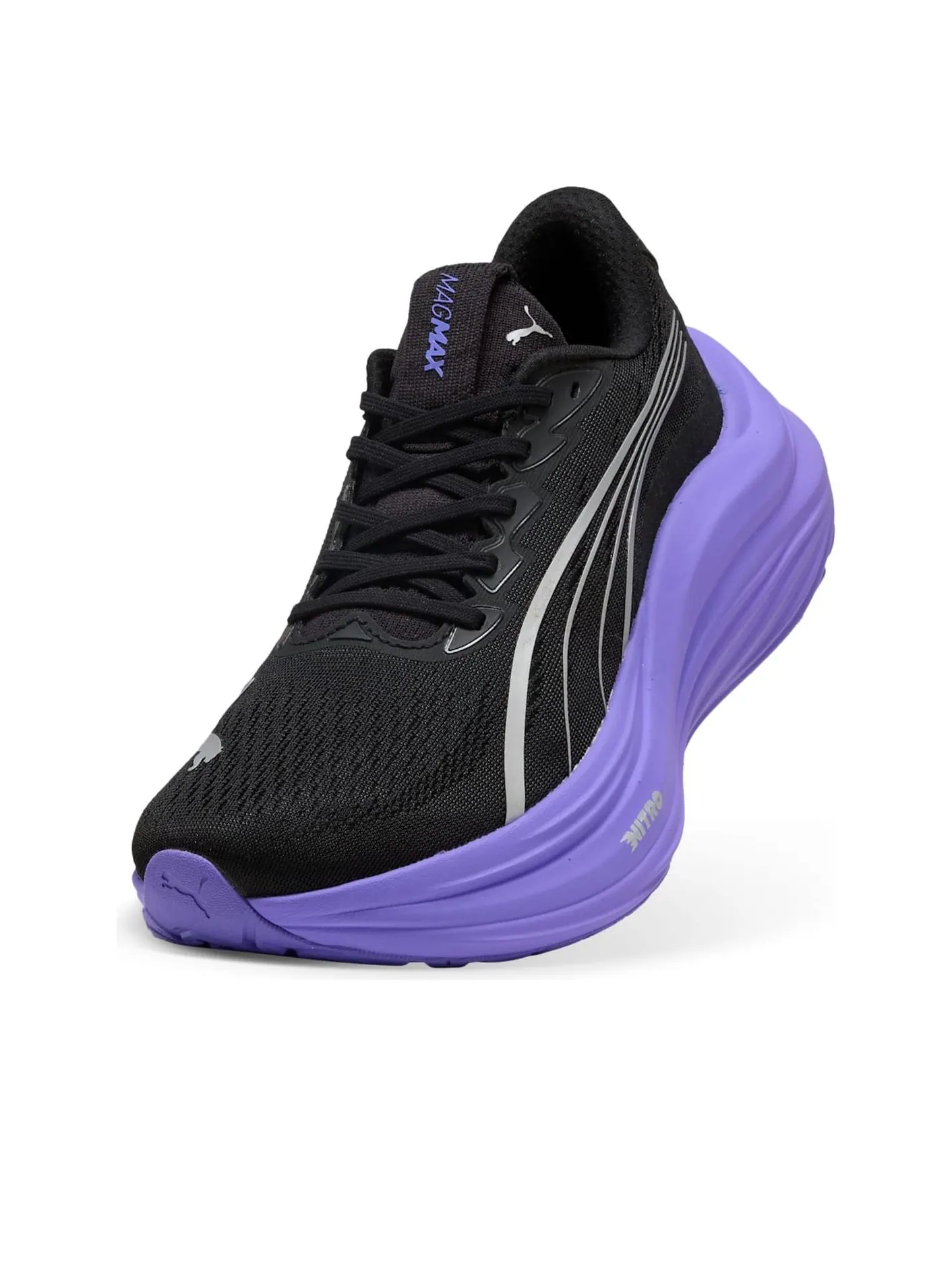 Кроссовки (WMNS) PUMA MagMax Nitro 'Black Dark Amethyst' — изображение 3 из 6, черный