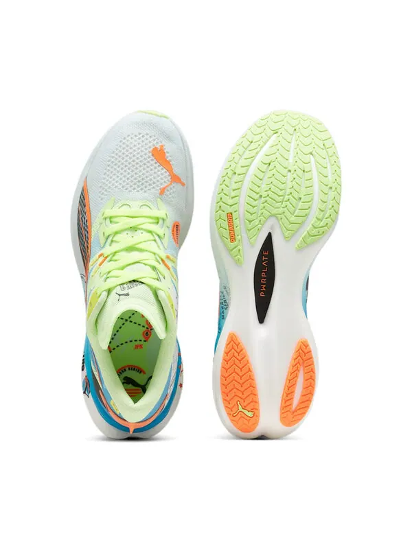 Кроссовки deviate nitro 3 'nitro blue fizzy apple' Puma — изображение 3 из 4, синий