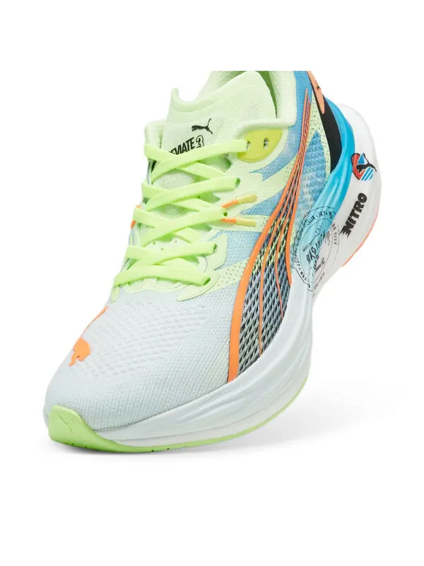 Кроссовки deviate nitro 3 'nitro blue fizzy apple' Puma — изображение 4 из 4, синий