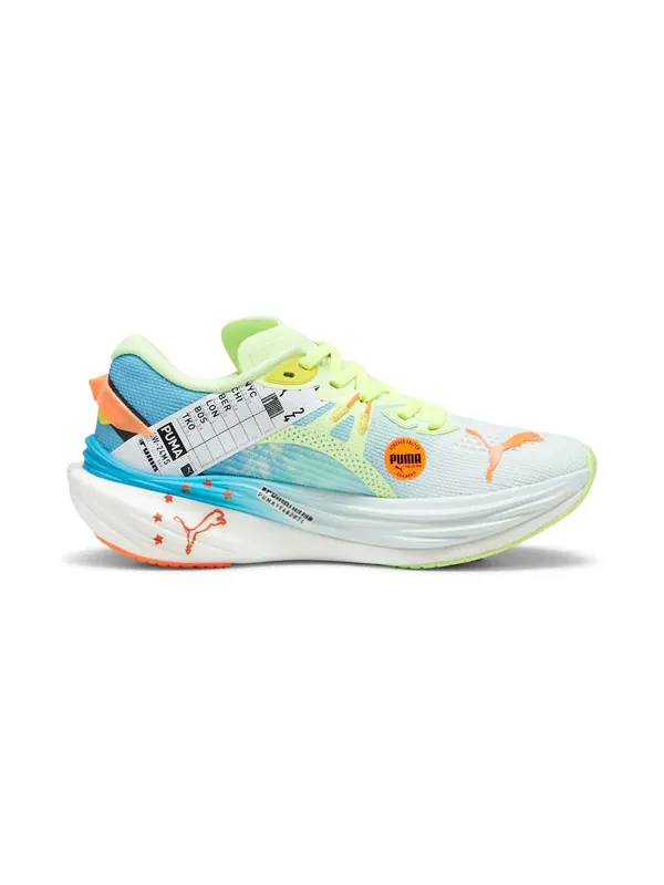 Кроссовки deviate nitro 3 'nitro blue fizzy apple' Puma — изображение 2 из 4, синий