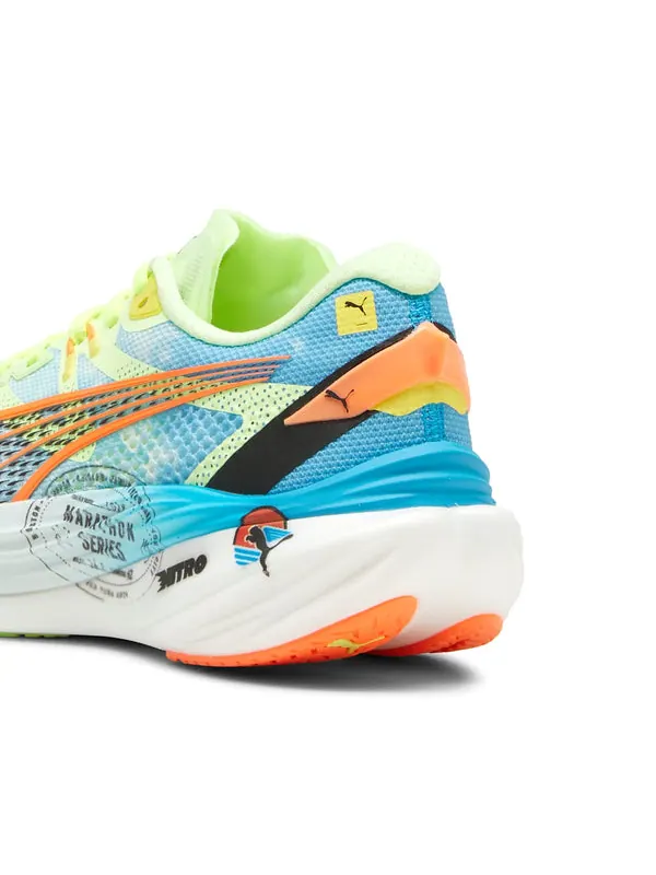 Кроссовки deviate nitro 3 'nitro blue fizzy apple' Puma — изображение 4 из 4, синий