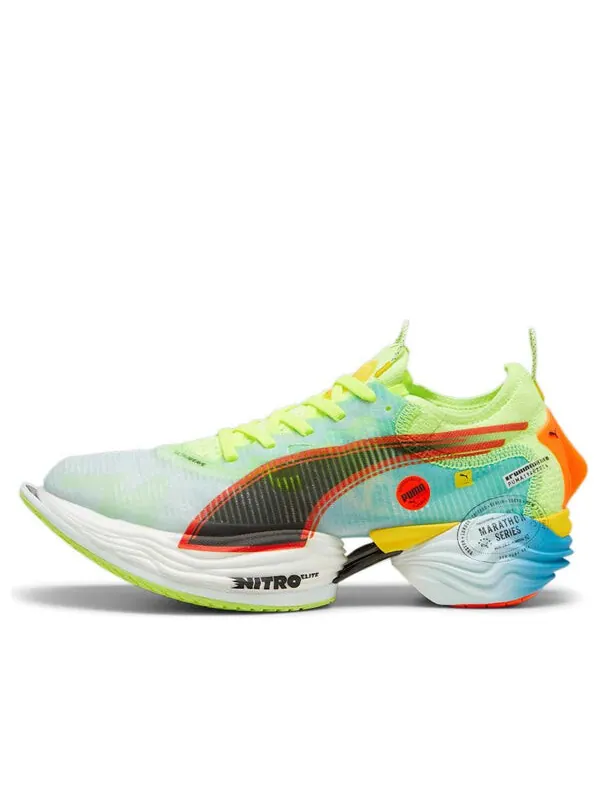 Кроссовки fast-r nitro elite 2 'nitro blue fizzy apple' Puma — изображение 1 из 4, синий//синий