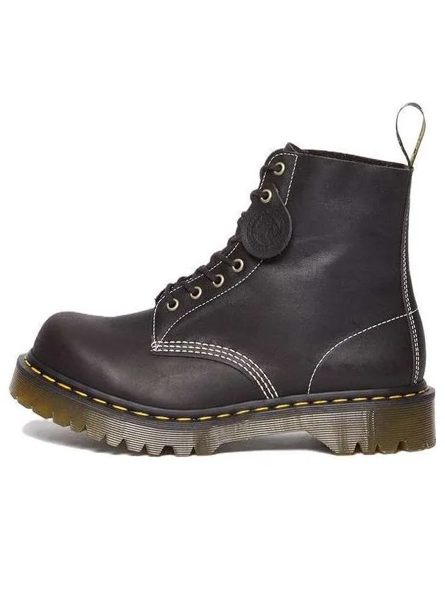 Ботинки Dr.Martens 1460 Pascal Phoenix кожаные — изображение 1 из 4, серый