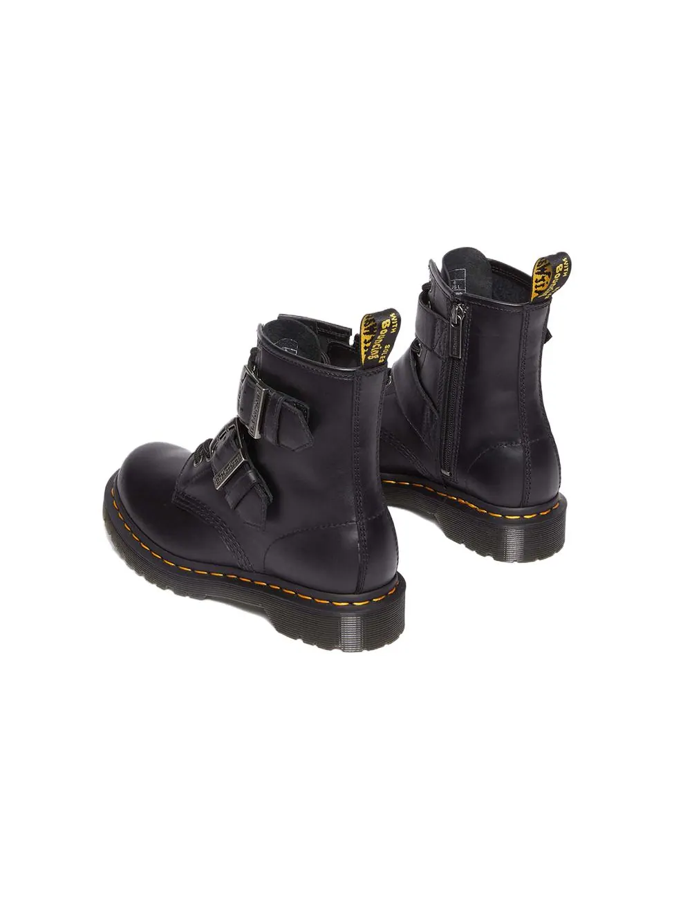 Ботинки Dr.Martens 1460 кожаные с ремешками — изображение 4 из 5, черный