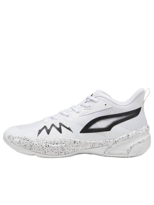 Кроссовки genetics speckle 'white black' Puma — изображение 1 из 4, белый/черный