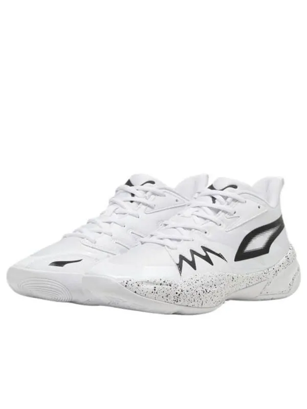 Кроссовки genetics speckle 'white black' Puma — изображение 3 из 4, белый/черный