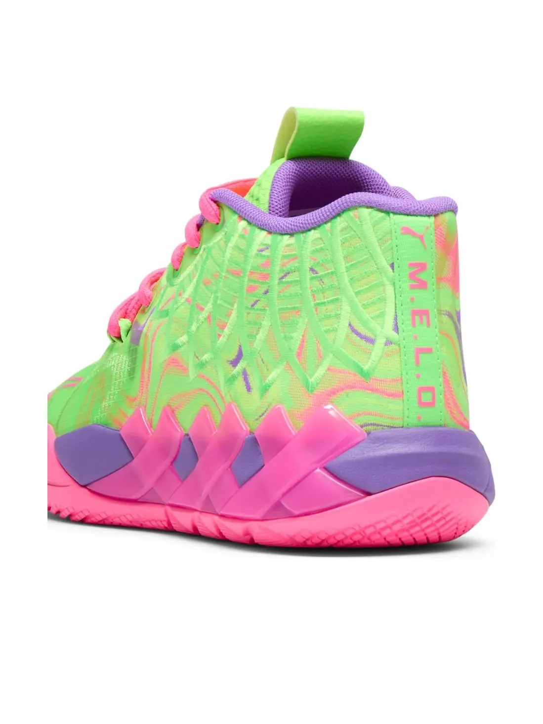 (GS) Puma LaMelo Ball MB.01 'Inverse Toxic' — изображение 4 из 6, фиолетовый/розовый
