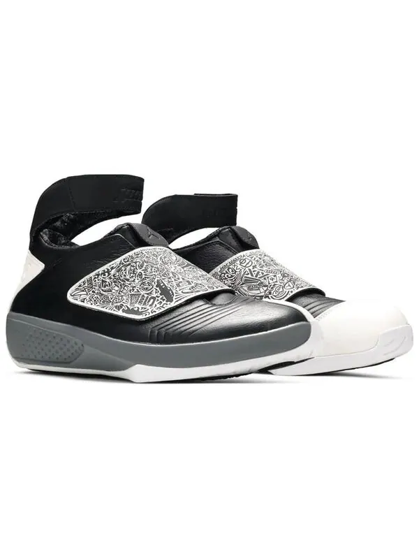 Кроссовки 20 ретро Air Jordan — изображение 3 из 4, черный/белый-серый