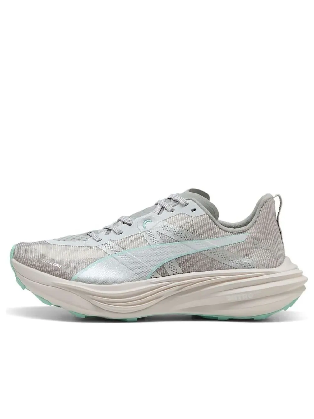 (WMNS) Puma Deviate Nitro Elite Trail 'Light Grey Mint Green' — изображение 1 из 6, светлый серый/зеленый