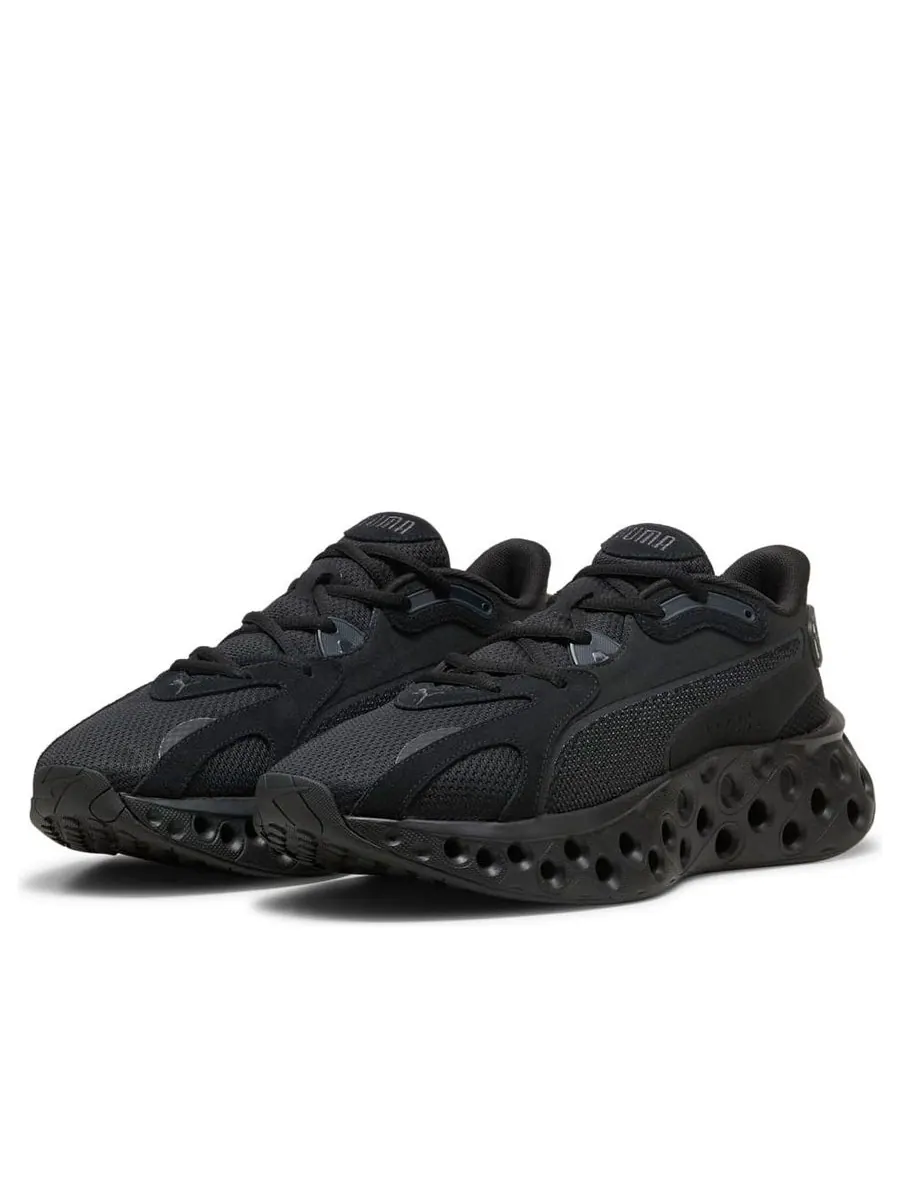 Кроссовки PUMA Softride Frequence 'Black Flat Dark Grey' — изображение 3 из 6, черный