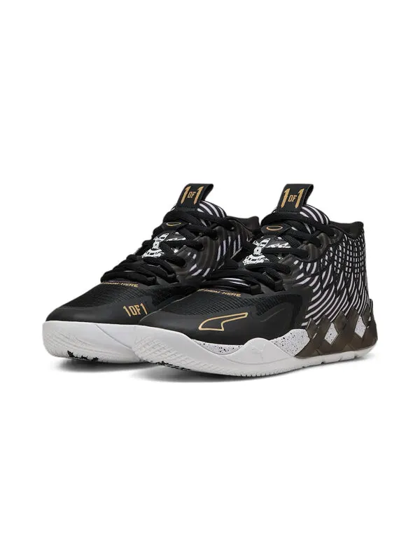 Кроссовки mb.01 'foot locker 50th anniversary' Puma — изображение 3 из 4, черный/белый/золотистый
