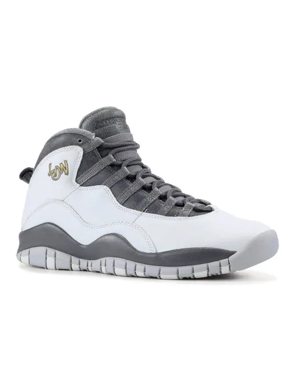 Кроссовки 10 retro 'london' Air Jordan — изображение 3 из 4, золотистый-темный серый
