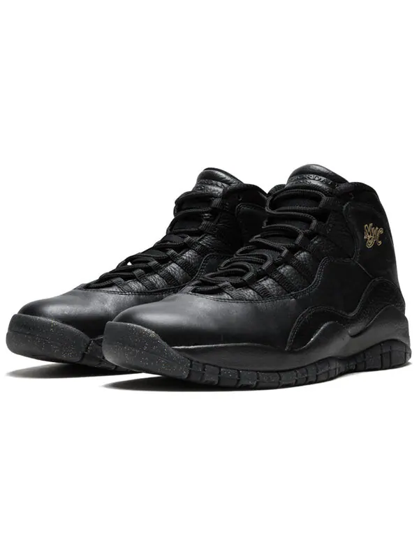 Кроссовки 10 ретро Air Jordan — изображение 3 из 4, черный/черный-серый