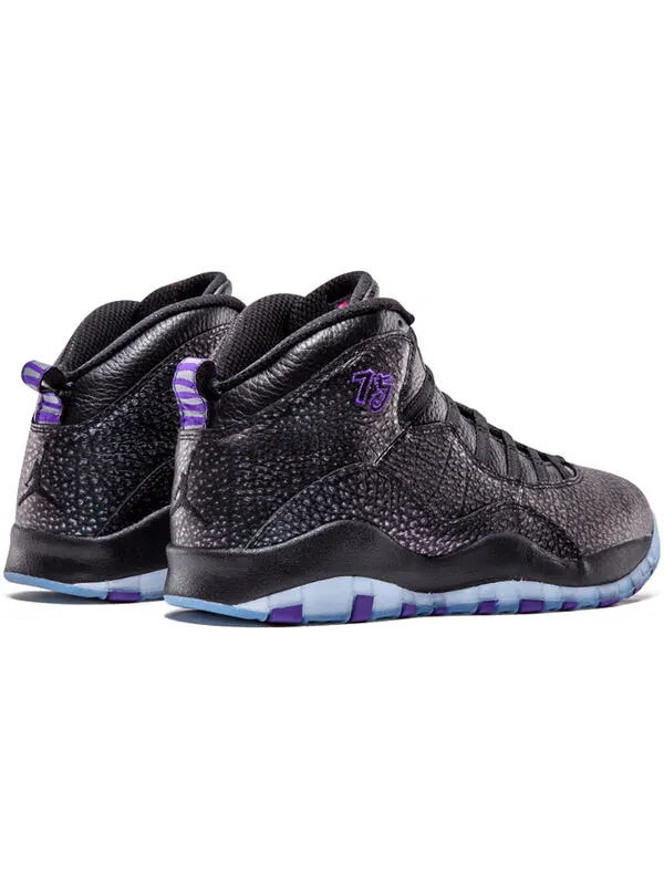 Кроссовки 10 ретро Air Jordan — изображение 3 из 4, черный/фиолетовый-черный