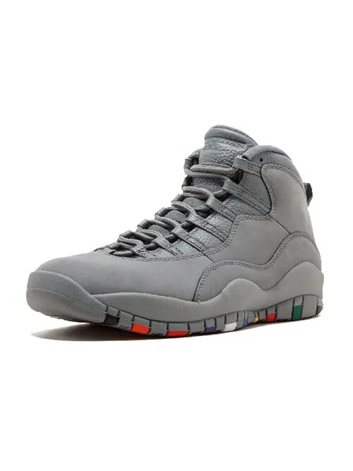 Кроссовки 10 ретро Air Jordan — изображение 2 из 4, серый